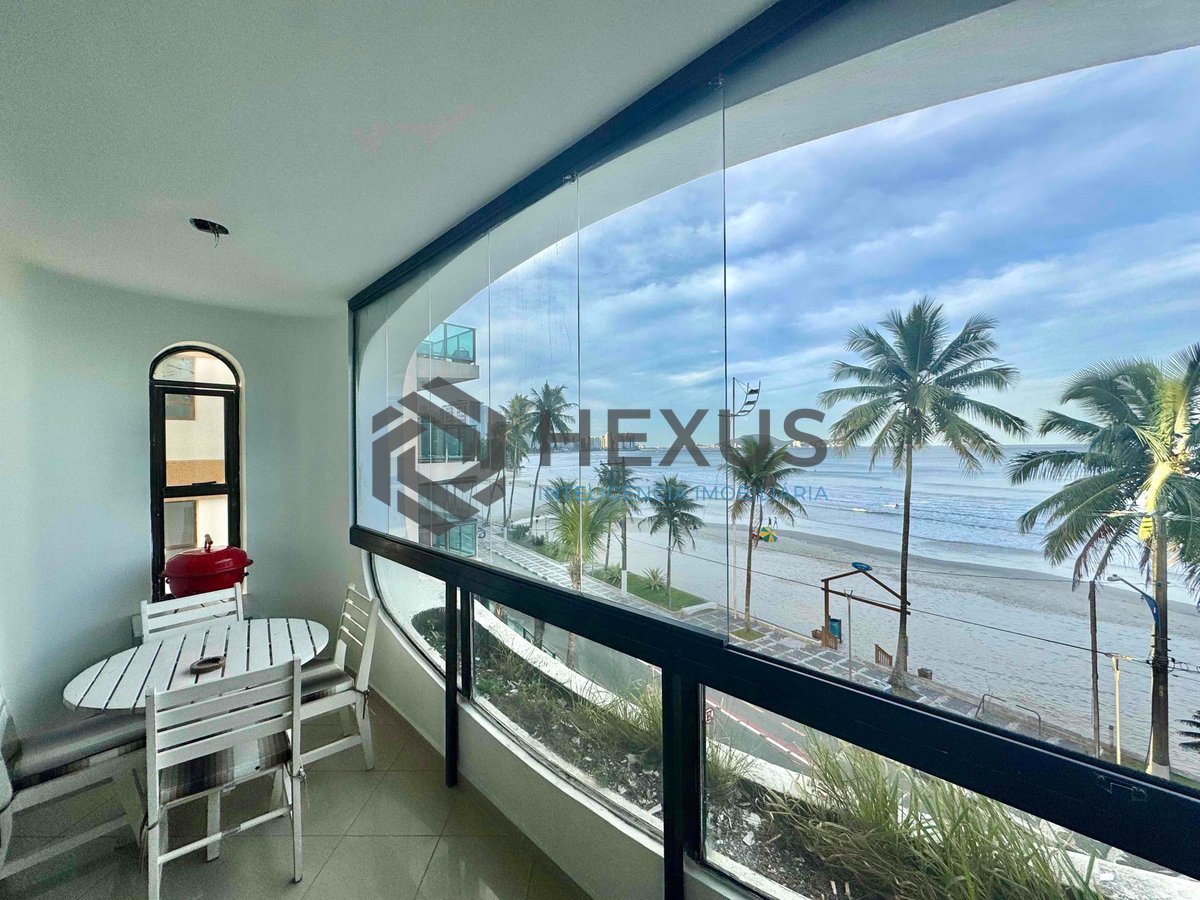 Foto 6 de Apartamento frente mar com varanda vista mar na Praia das Asturias, Guaruja