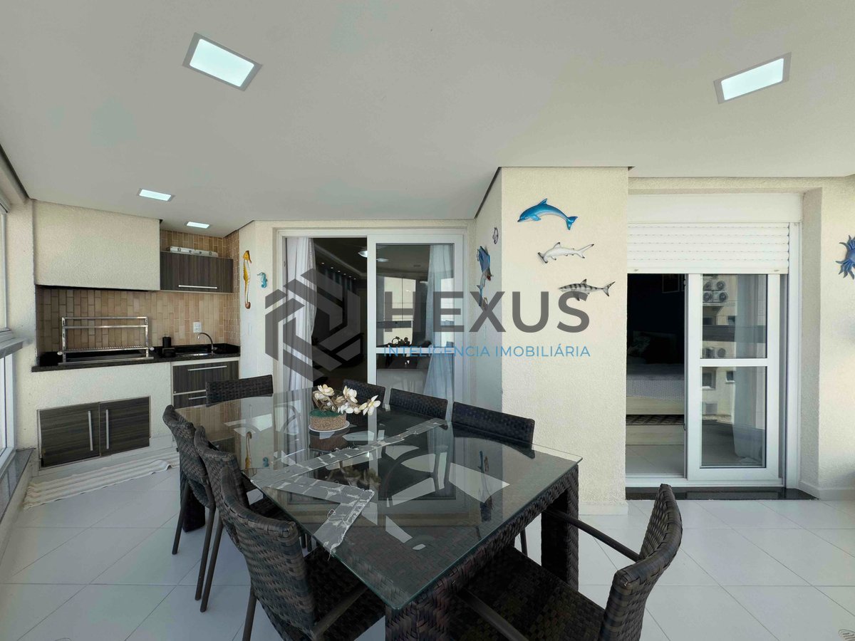 Foto 4 de Apartamento com varanda gourmet vista mar e lazer na beira mar da Praia das Pitangueiras, Guaruja