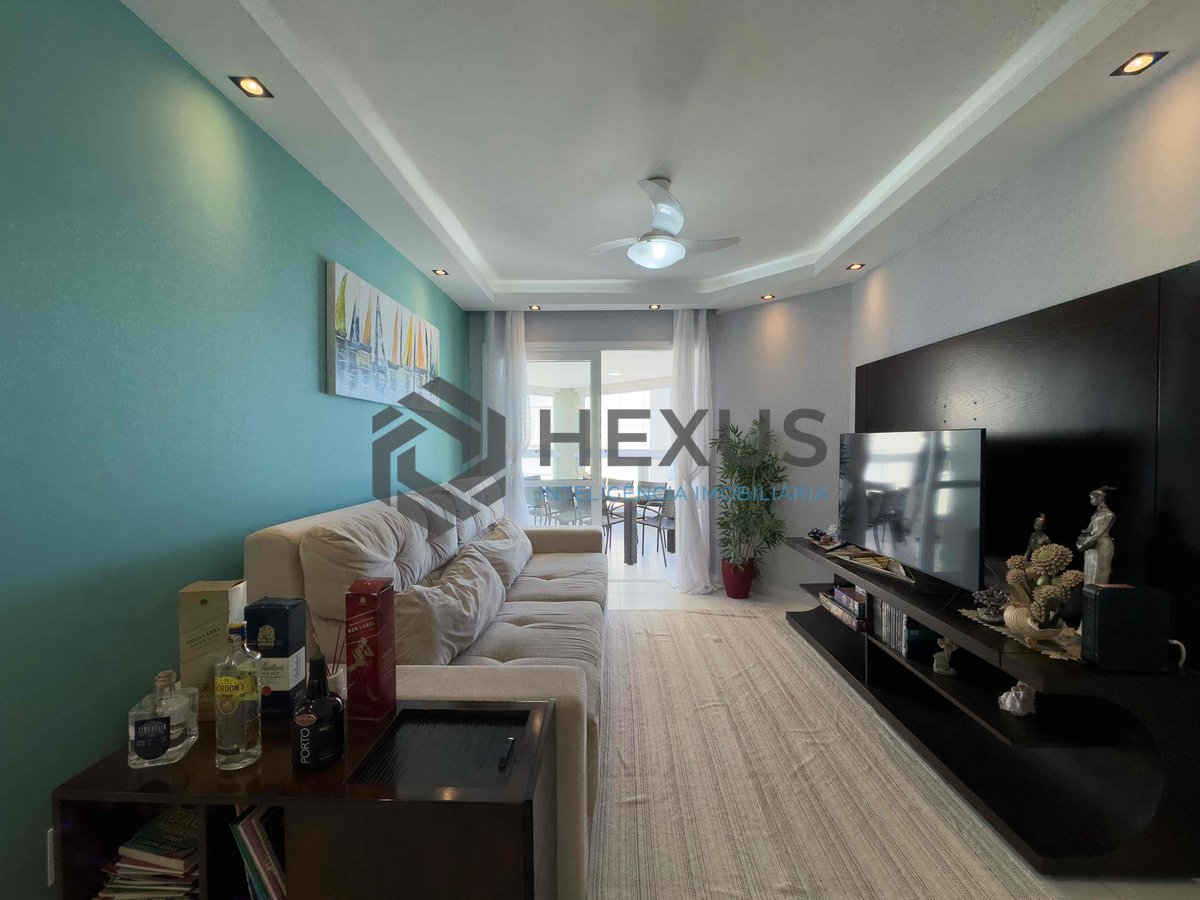 Foto 7 de Apartamento com varanda gourmet vista mar e lazer na beira mar da Praia das Pitangueiras, Guaruja