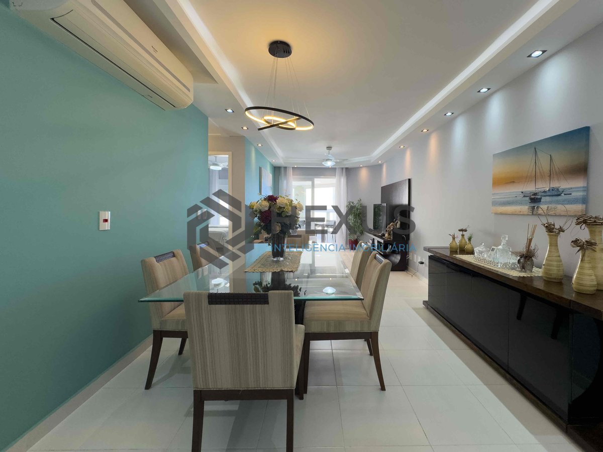 Foto 9 de Apartamento com varanda gourmet vista mar e lazer na beira mar da Praia das Pitangueiras, Guaruja