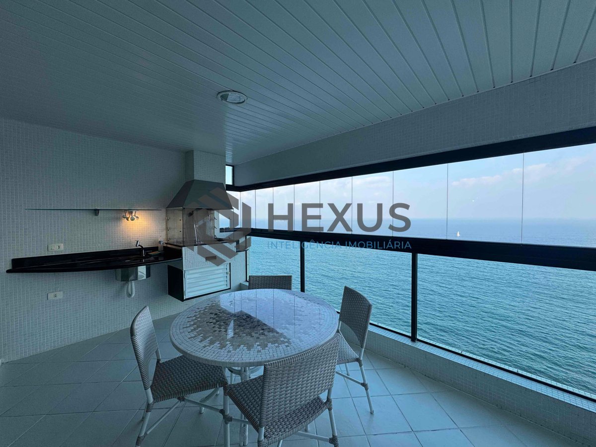 Foto 12 de Apartamento frente mar com varanda gourmet e lazer na Praia das Pitangueiras, Guaruja
