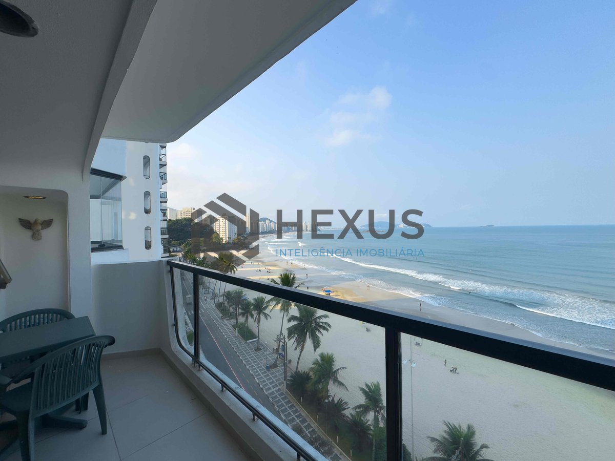 Foto 9 de Apartamento frente mar com varanda vista mar na Praia das Asturias, Guaruja