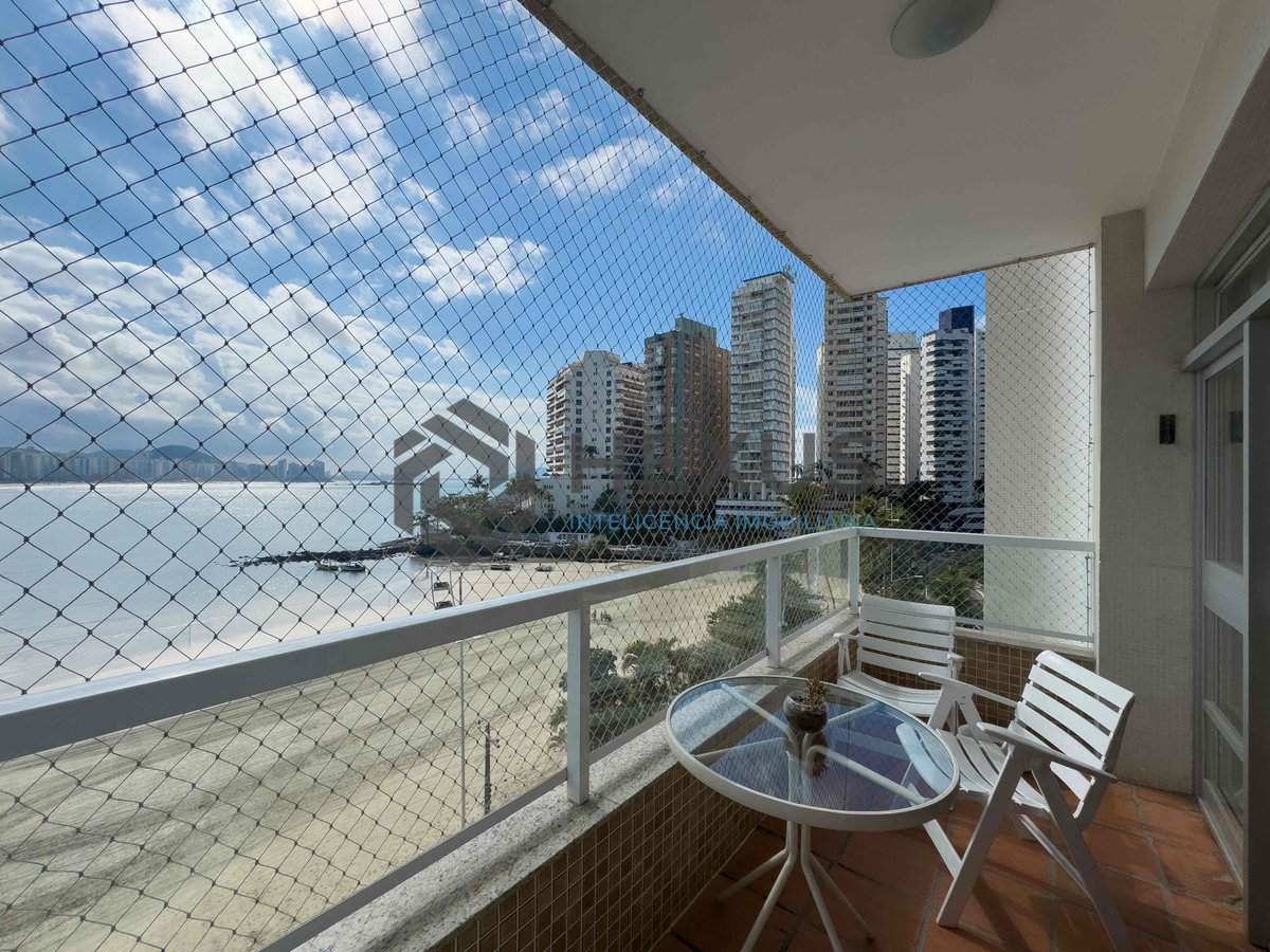 Foto 8 de Apartamento frente mar com varanda vista mar na Praia das Asturias, Guaruja
