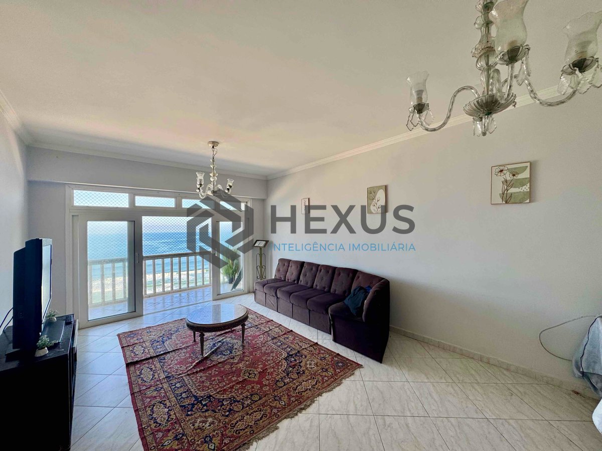 Foto 5 de Apartamento frente mar com varanda e vista mar na Praia das Pitangueiras, Guaruja