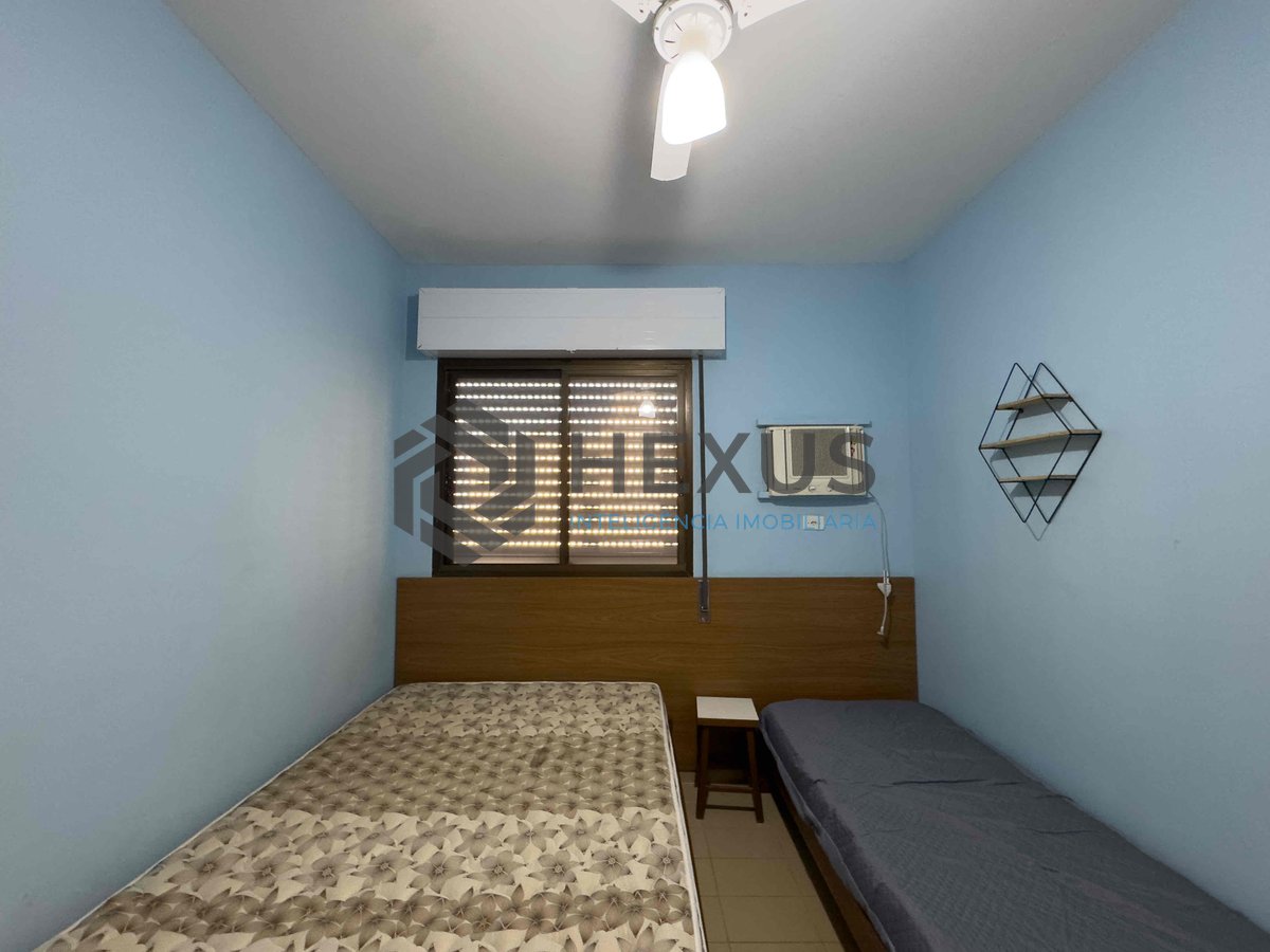 Foto 19 de Apartamento com varanda, vista mar, quadra mar, lazer, Praia das Pitangueiras, Guaruja | Hexus Inteligência Imobiliária