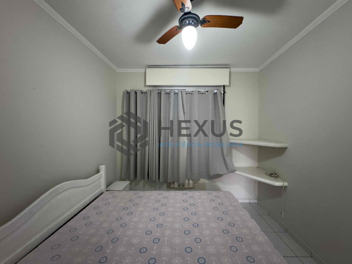 Foto 17 de Apartamento com varanda e vista mar a uma quadra da Praia das Pitangueiras de 3 quartos, 1 vaga, Guarujá-SP.