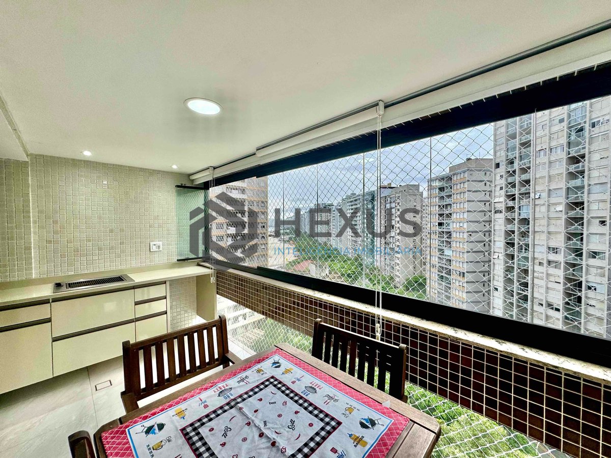 Foto 11 de Apartamento beira mar, varanda, vista mar, lazer, Praia das Pitangueiras, Guaruja | Hexus