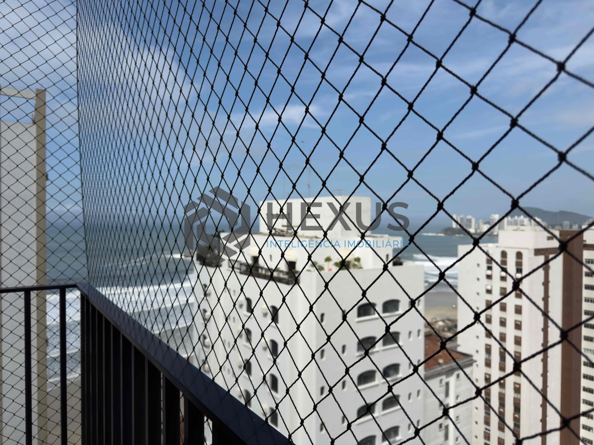 Foto 12 de Apartamento com varanda e vista mar na quadra mar da Praia das Pitangueiras, Guaruja - Hexus
