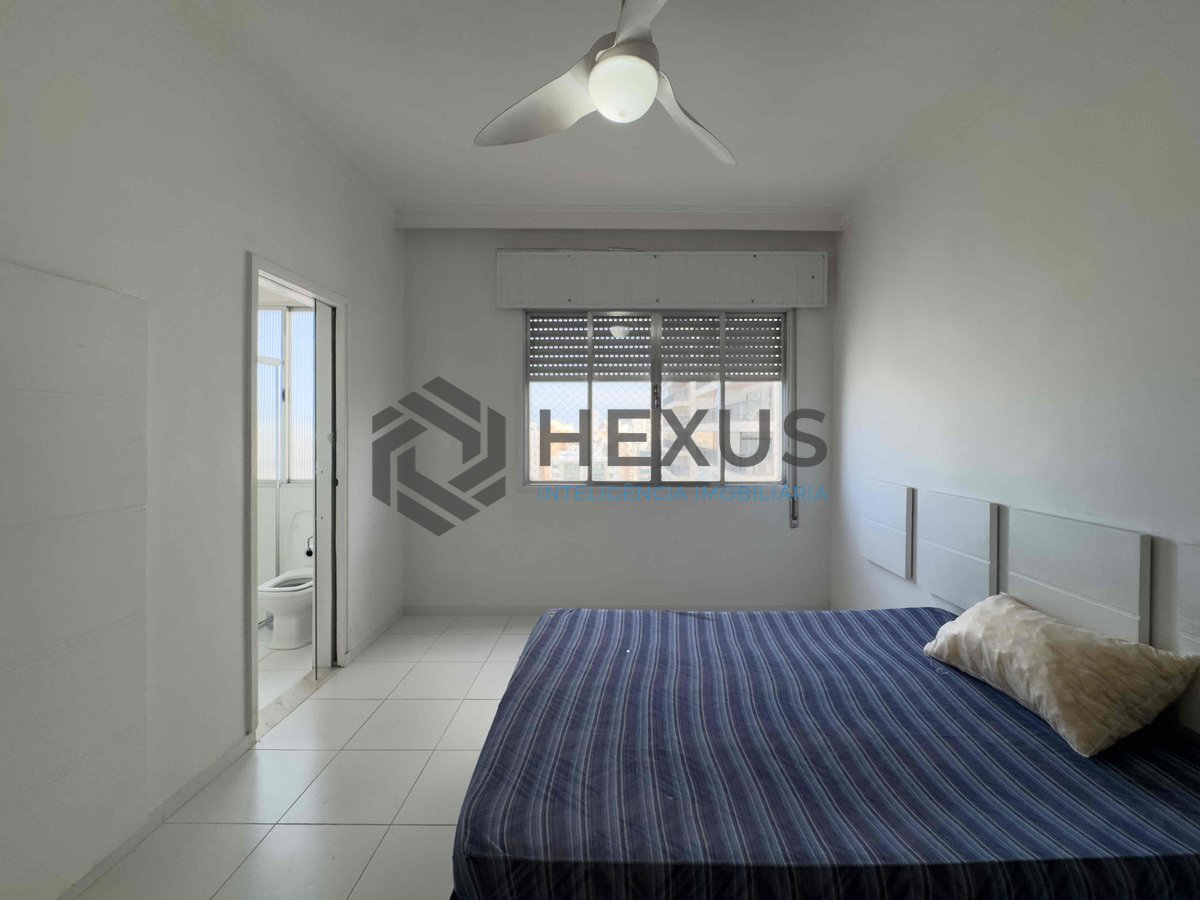 Foto 16 de Apartamento com varanda e vista mar na quadra mar da Praia das Pitangueiras, Guaruja - Hexus