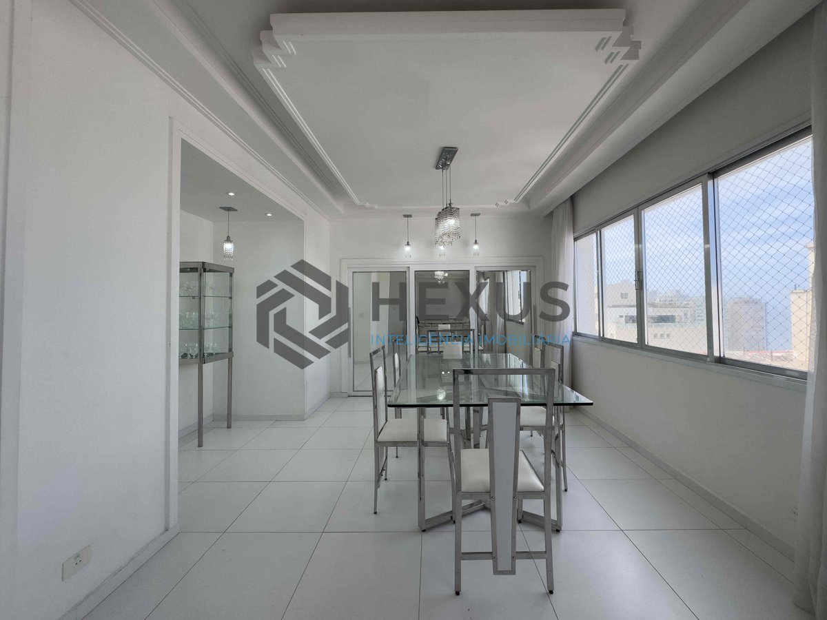 Foto 6 de Apartamento com varanda e vista mar na quadra mar da Praia das Pitangueiras, Guaruja - Hexus