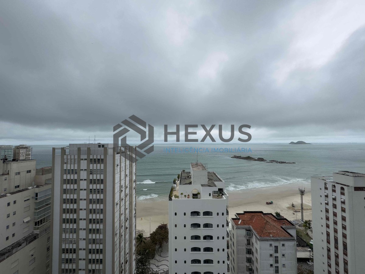Foto 5 de Apartamento com varanda, lazer e vista mar e uma quadra da Praia das Pitanguerias, Guaruja | Hexus