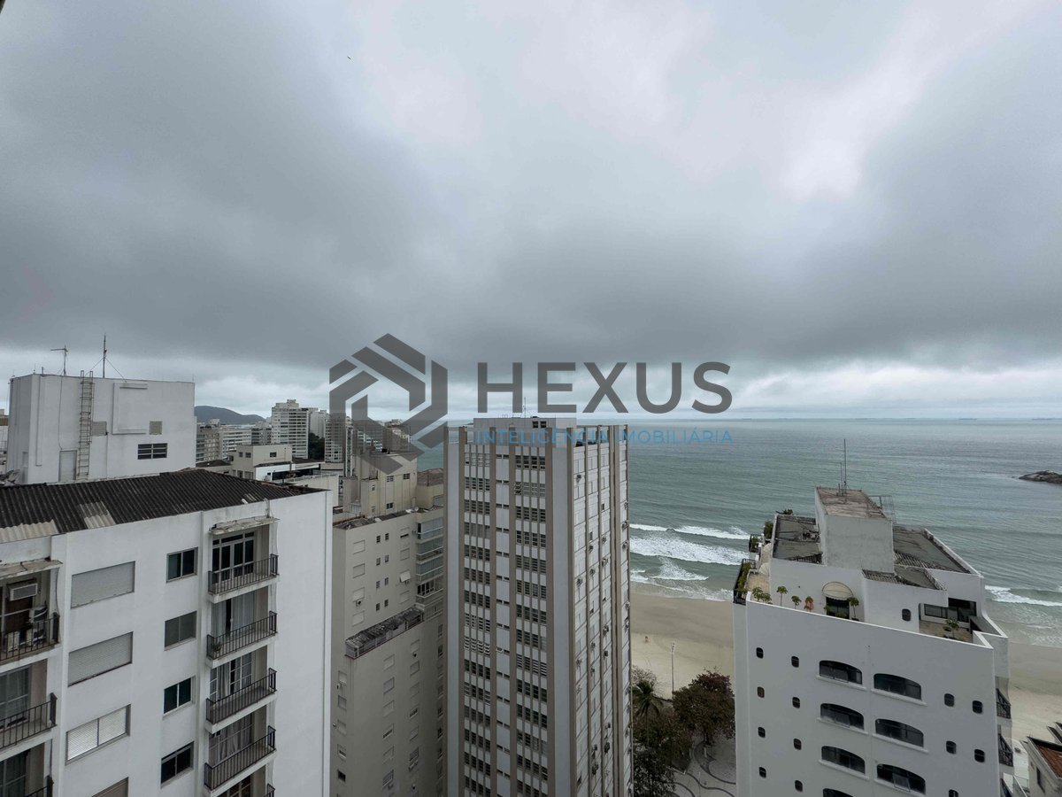 Foto 7 de Apartamento com varanda, lazer e vista mar e uma quadra da Praia das Pitanguerias, Guaruja | Hexus