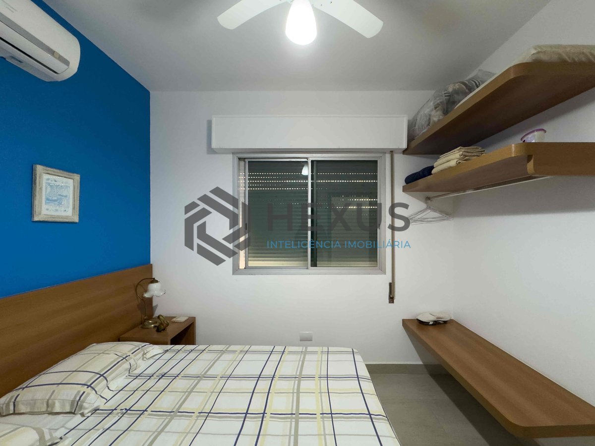 Foto 14 de Apartamento com varanda e vista livre a uma quadra da Praia das Pitangueiras de 3 quartos (3 suítes) com 2 vagas, Guarujá-SP