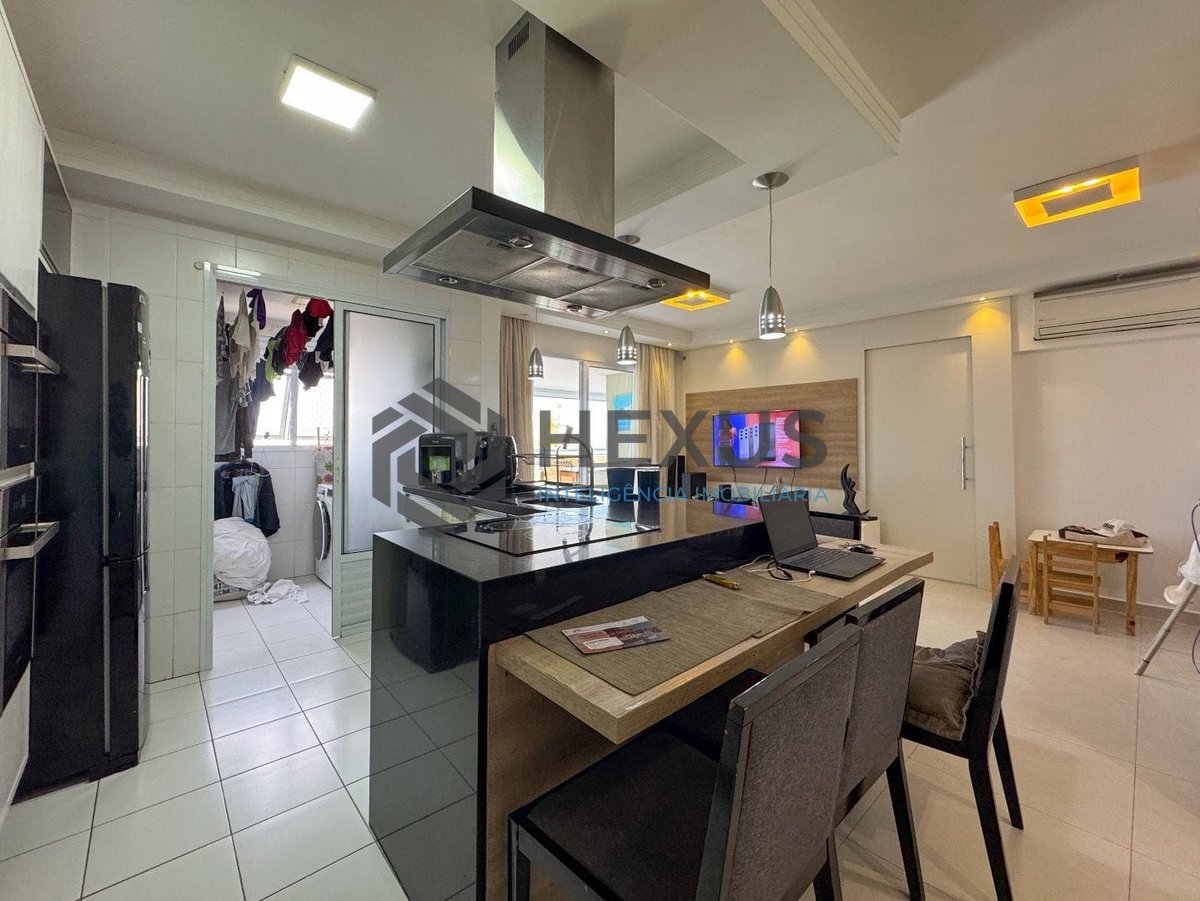 Foto 7 de Apartamento com varanda gourmet vista mar e lazer na Praia das Pitangueiras, Guaruja