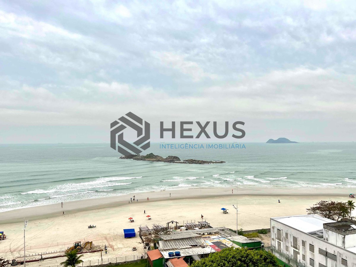 Foto 9 de Apartamento frente mar com varanda vista mar na Praia das Pitangueiras, Guaruja