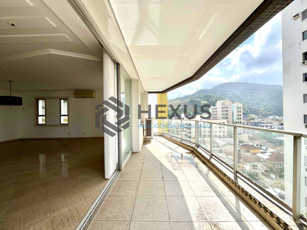 Foto 6 de Apartamento com varanda e vista mar a duas quadras da Praia das Pitangueiras, Guarujá-SP - 3 Quartos (1 Suíte), 2 Vagas | Hexus Inteligência Imobiliária
