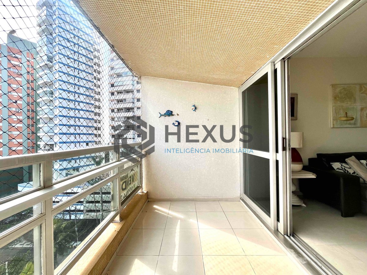 Foto 8 de Apartamento frente mar reformado com varanda vista mar e lazer na Praia das Asturias, Guaruja
