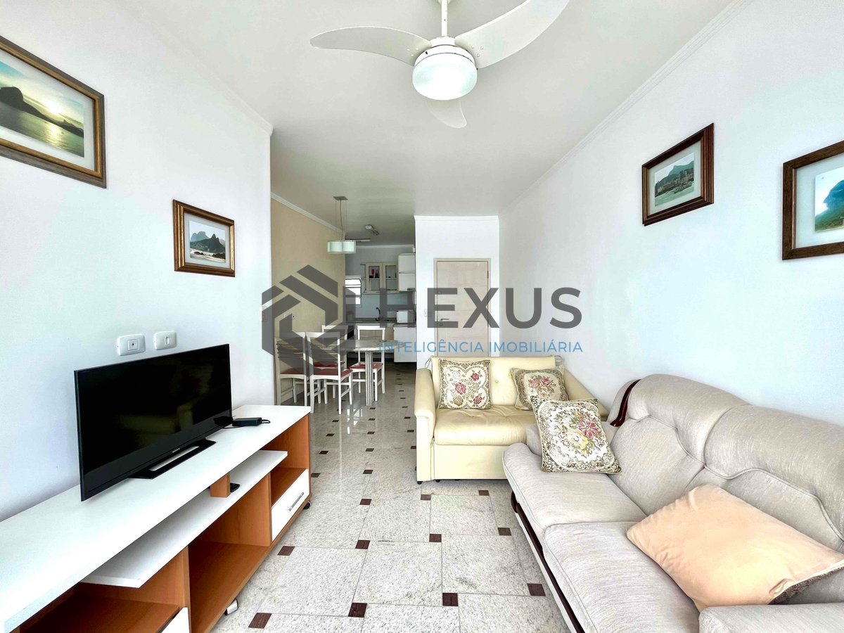 Foto 3 de Apartamento frente mar com varanda vista mar na Praia das Pitangueiras, Guaruja