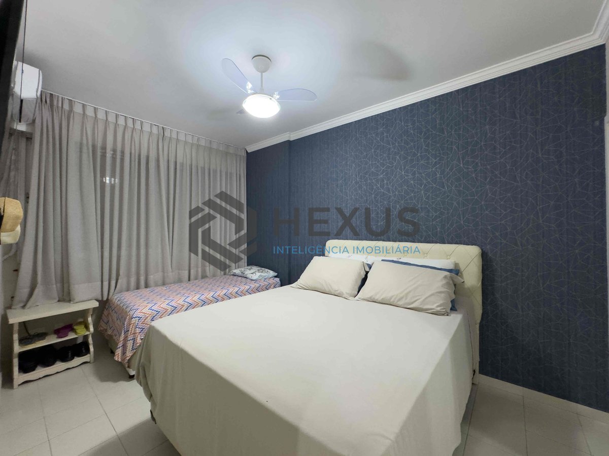 Foto 19 de Apartamento com varanda, reformado, vista mar a uma quadra da Praia das Pitangueiras, Guarujá-SP - 2 Quartos (1 Suíte), 1 Vaga | Hexus Inteligência Imobiliária