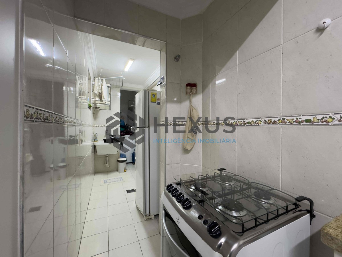 Foto 27 de Apartamento com varanda, reformado, vista mar a uma quadra da Praia das Pitangueiras, Guarujá-SP - 2 Quartos (1 Suíte), 1 Vaga | Hexus Inteligência Imobiliária