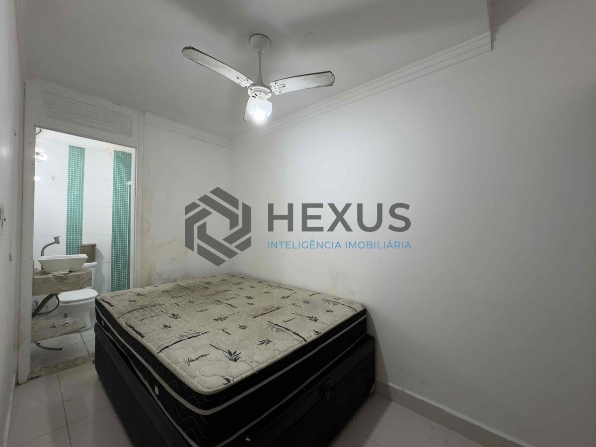 Foto 12 de Apartamento a uma quadra da Praia das Pitangueiras, Guarujá-SP - 2 Quartos (1 Suíte) | Hexus Inteligência Imobiliária