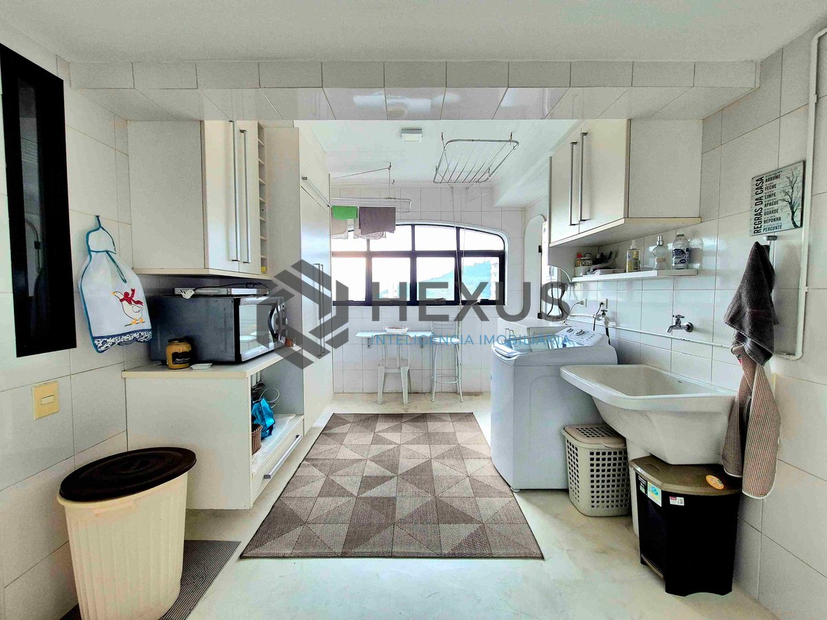 Foto 22 de Apartamento com varanda, vista mar, Praia das Pitangueiras, Guaruja | Hexus
