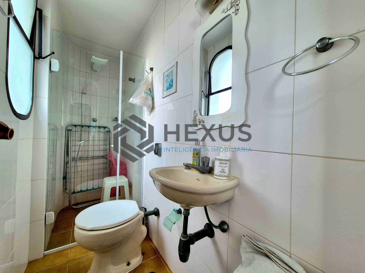 Foto 23 de Apartamento com varanda, vista mar, Praia das Pitangueiras, Guaruja | Hexus