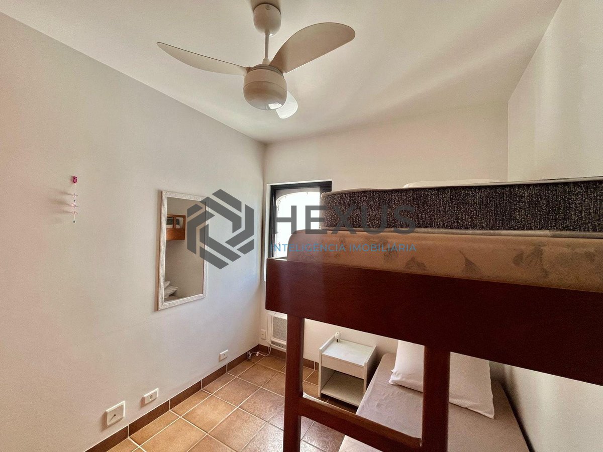 Foto 11 de Apartamento com varanda, lazer e vista livre a uma quadra da Praia das Pitangueiras, Guaruja | Hexus