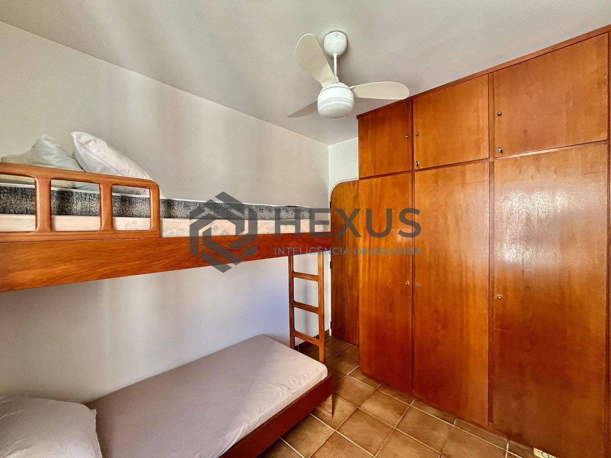 Foto 12 de Apartamento com varanda, lazer e vista livre a uma quadra da Praia das Pitangueiras, Guaruja | Hexus