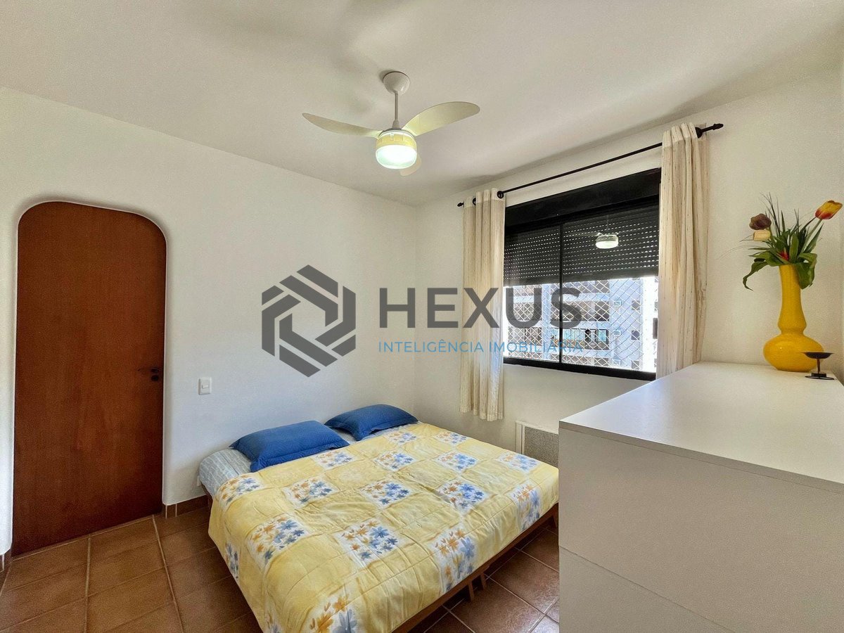 Foto 14 de Apartamento com varanda, lazer e vista livre a uma quadra da Praia das Pitangueiras, Guaruja | Hexus