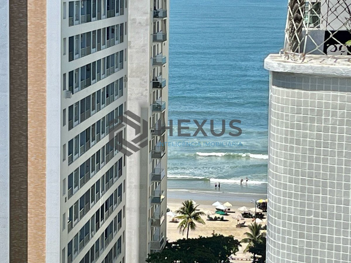 Foto 9 de Apartamento com varanda, lazer e vista livre a uma quadra da Praia das Pitangueiras, Guaruja | Hexus