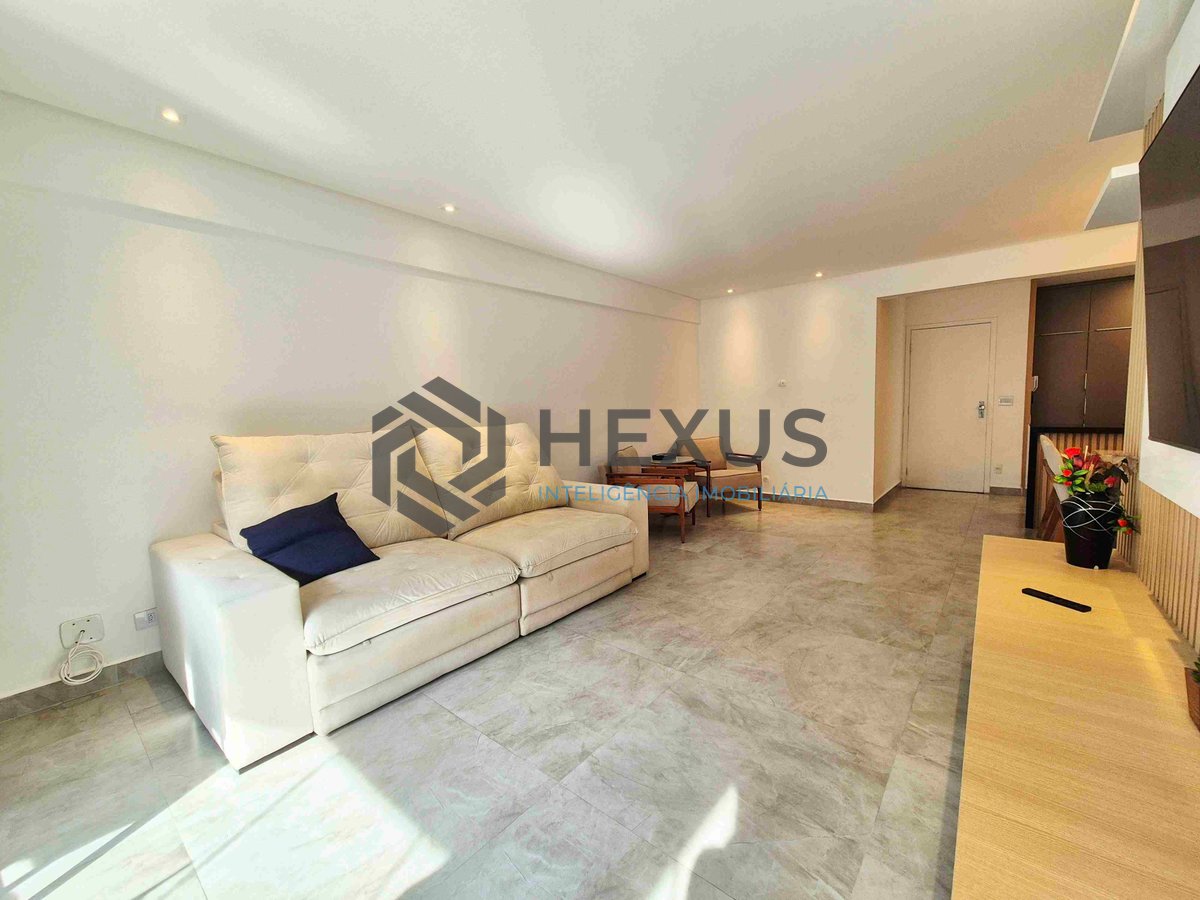 Foto 9 de Apartamento com varanda, reformado, lazer completo na Praia das Pitangueiras, Guaruja | Hexus