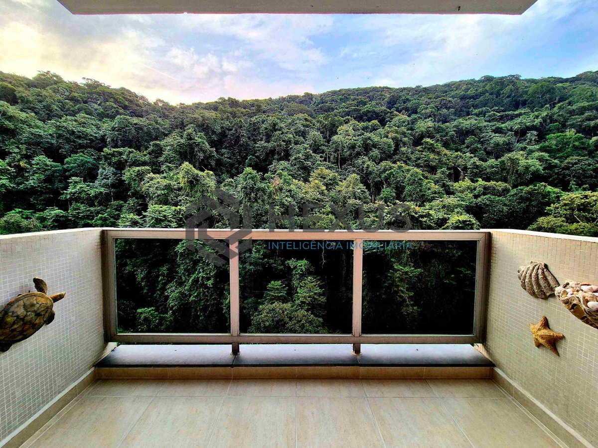 Foto 11 de Apartamento com varanda e lazer na Praia das Pitangueiras, Guaruja