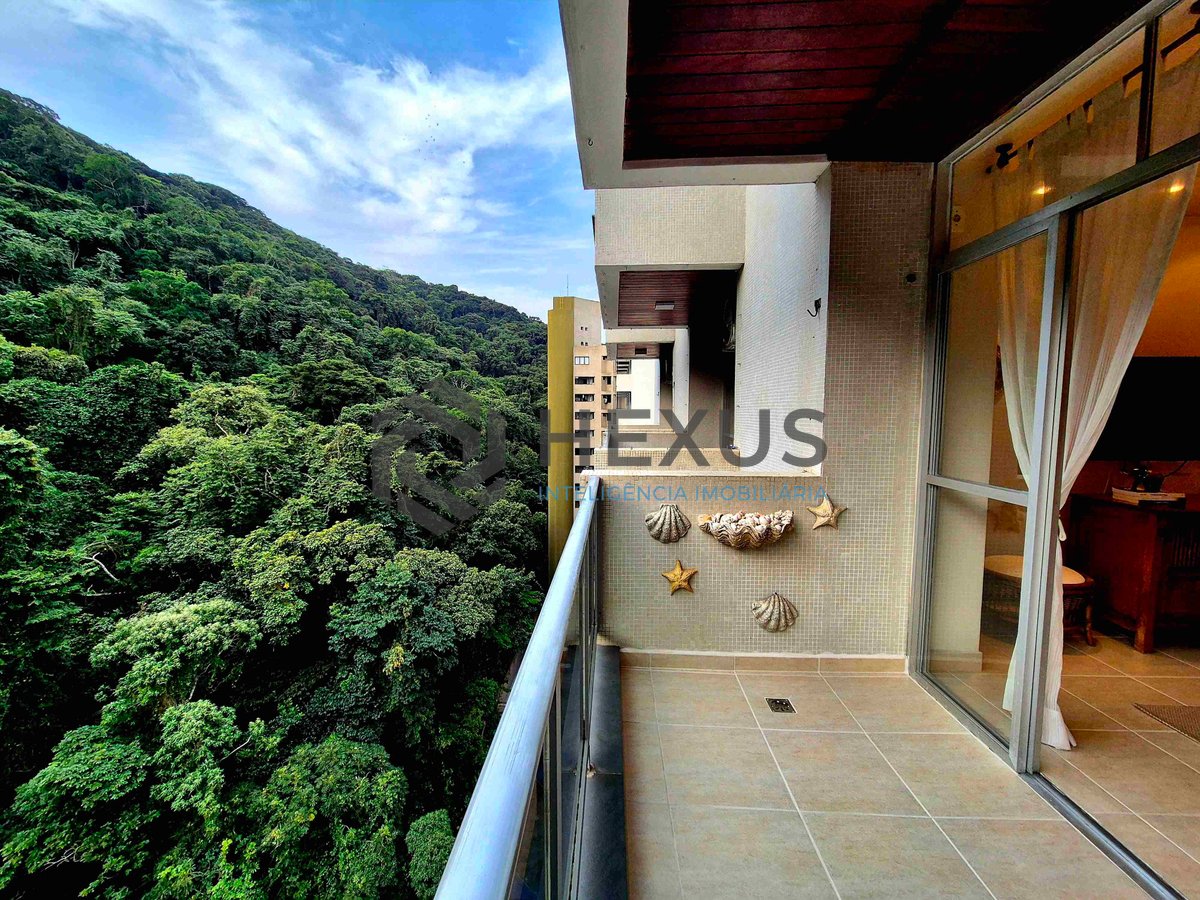 Foto 9 de Apartamento com varanda e lazer na Praia das Pitangueiras, Guaruja