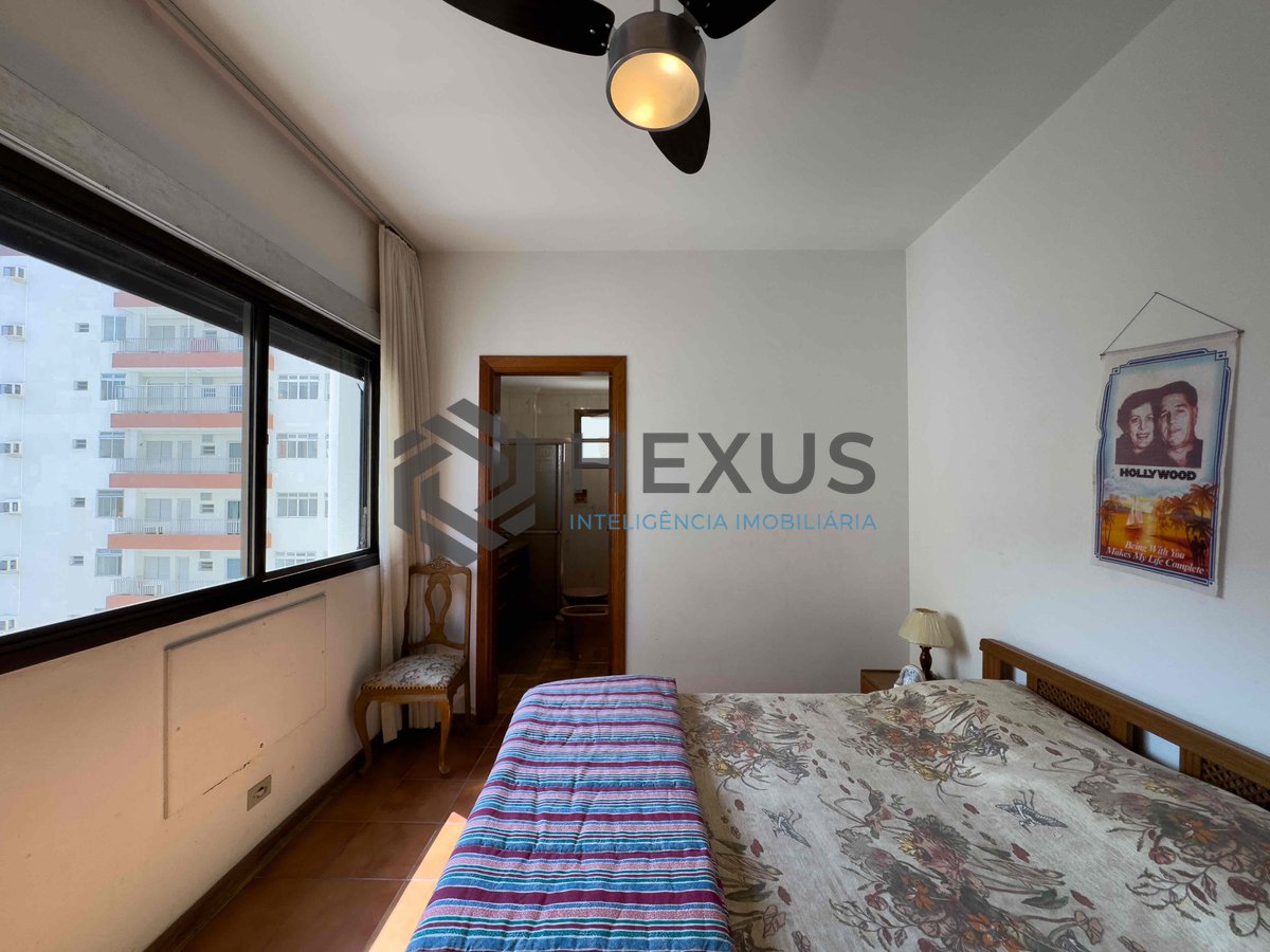 Foto 14 de Apartamento com varanda, vista mar e lazer na Praia das Pitangueiras, Guaruja | Hexus
