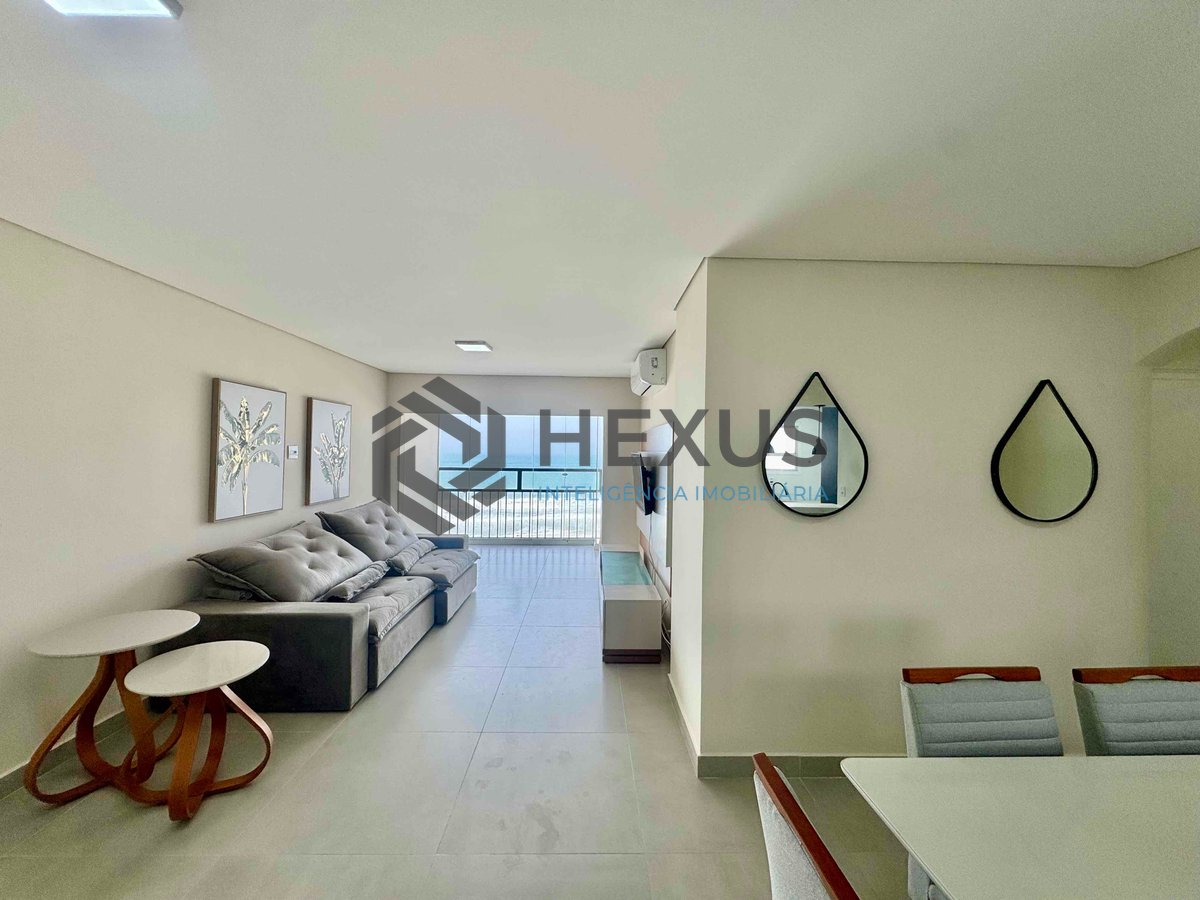 Foto 10 de Apartamento frente mar reformado com varanda e lazer na Praia das Pitangueiras, Guaruja