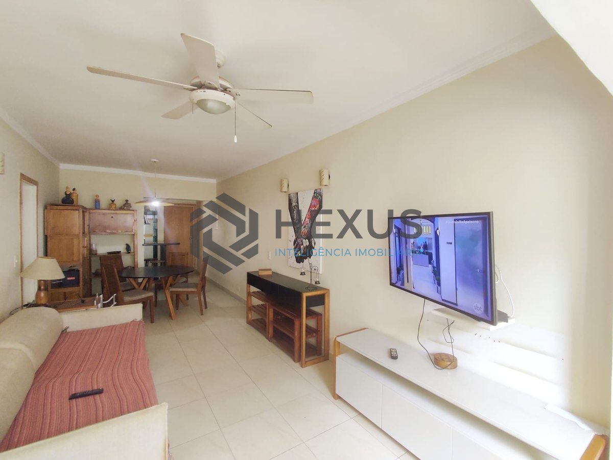 Foto 6 de Apartamento com varanda na quadra mar da Praia das Pitangueiras, Guaruja | Hexus
