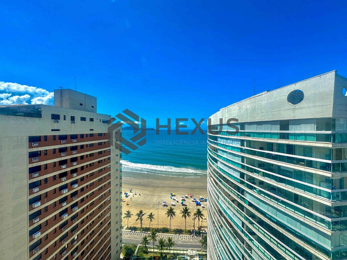 Foto 31 de Apartamento frente mar com varanda gourmet vista mar e lazer na Praia das Asturias, Guaruja