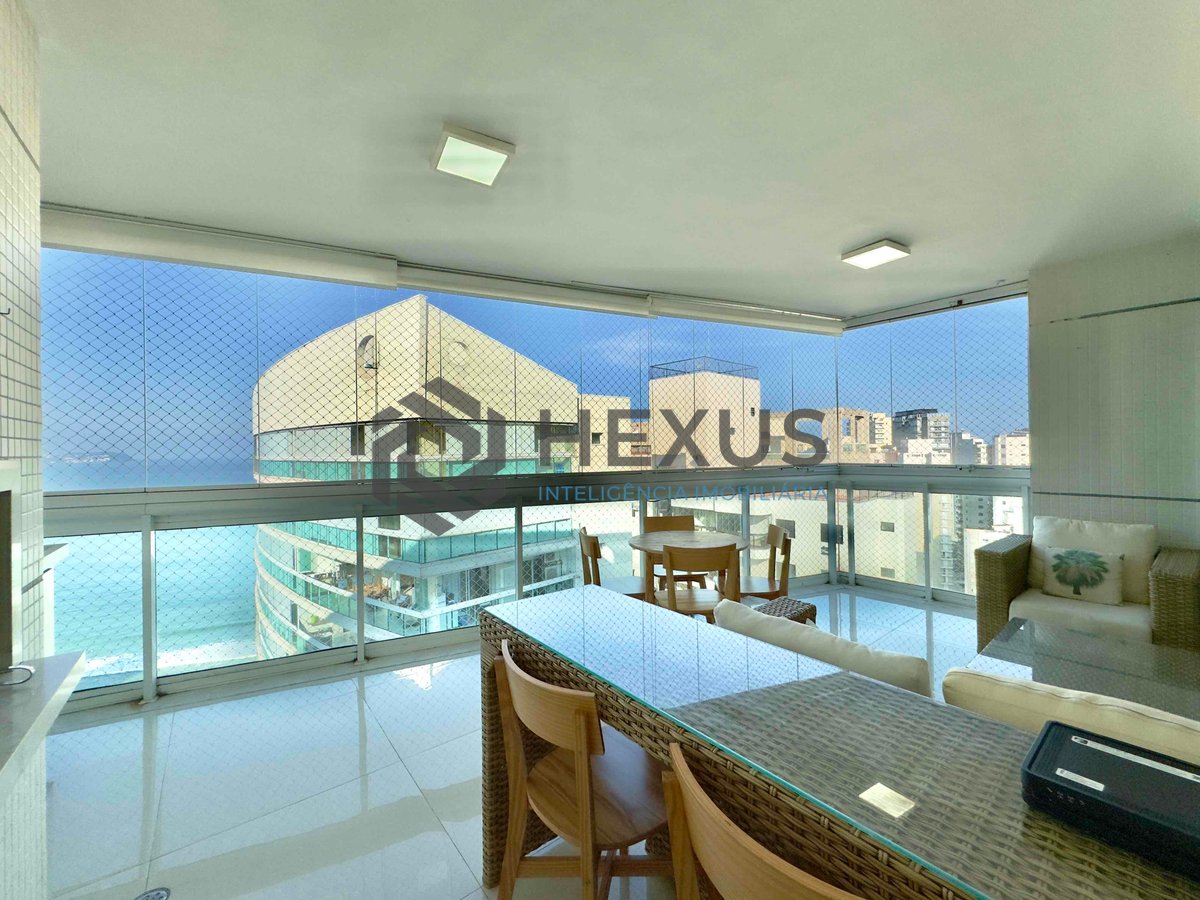 Foto 8 de Apartamento frente mar com varanda gourmet vista mar e lazer na Praia das Asturias, Guaruja