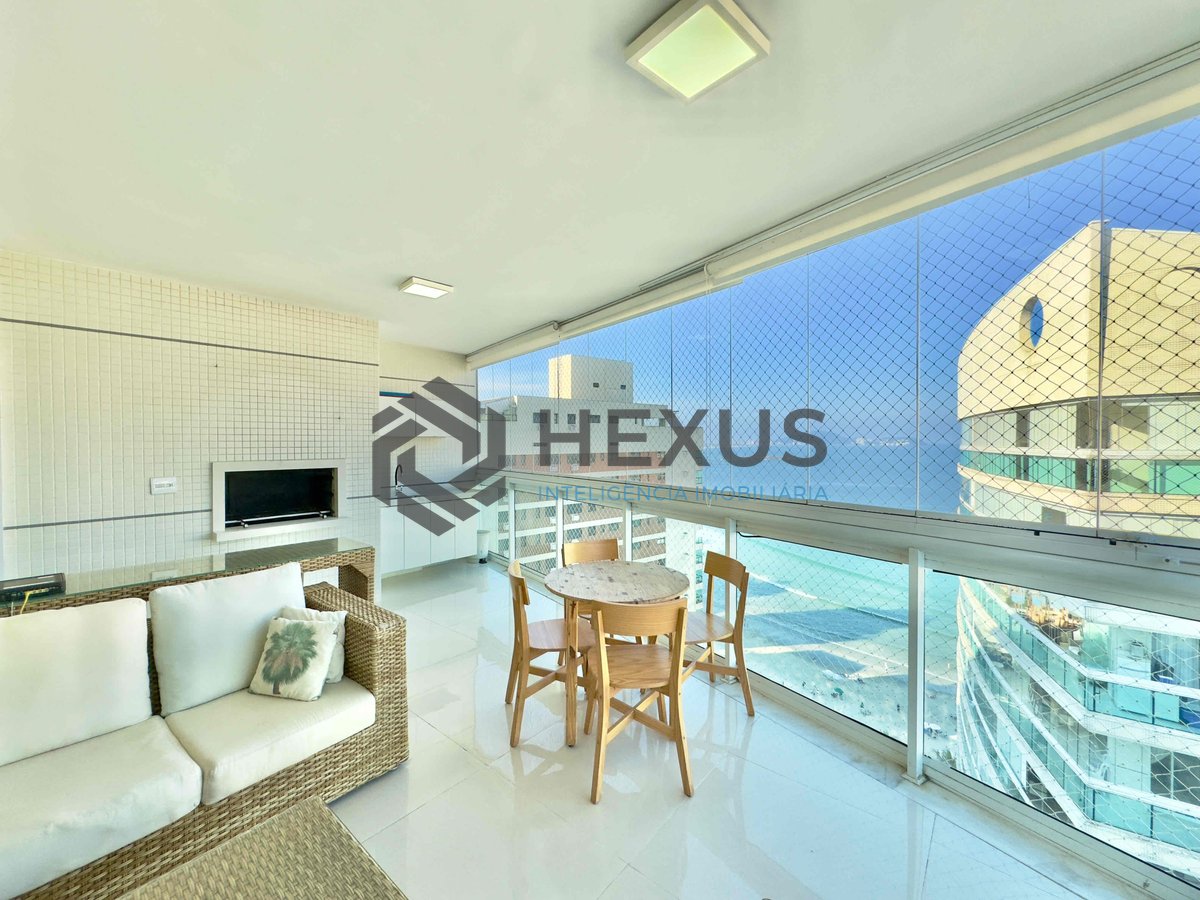 Foto 9 de Apartamento frente mar com varanda gourmet vista mar e lazer na Praia das Asturias, Guaruja