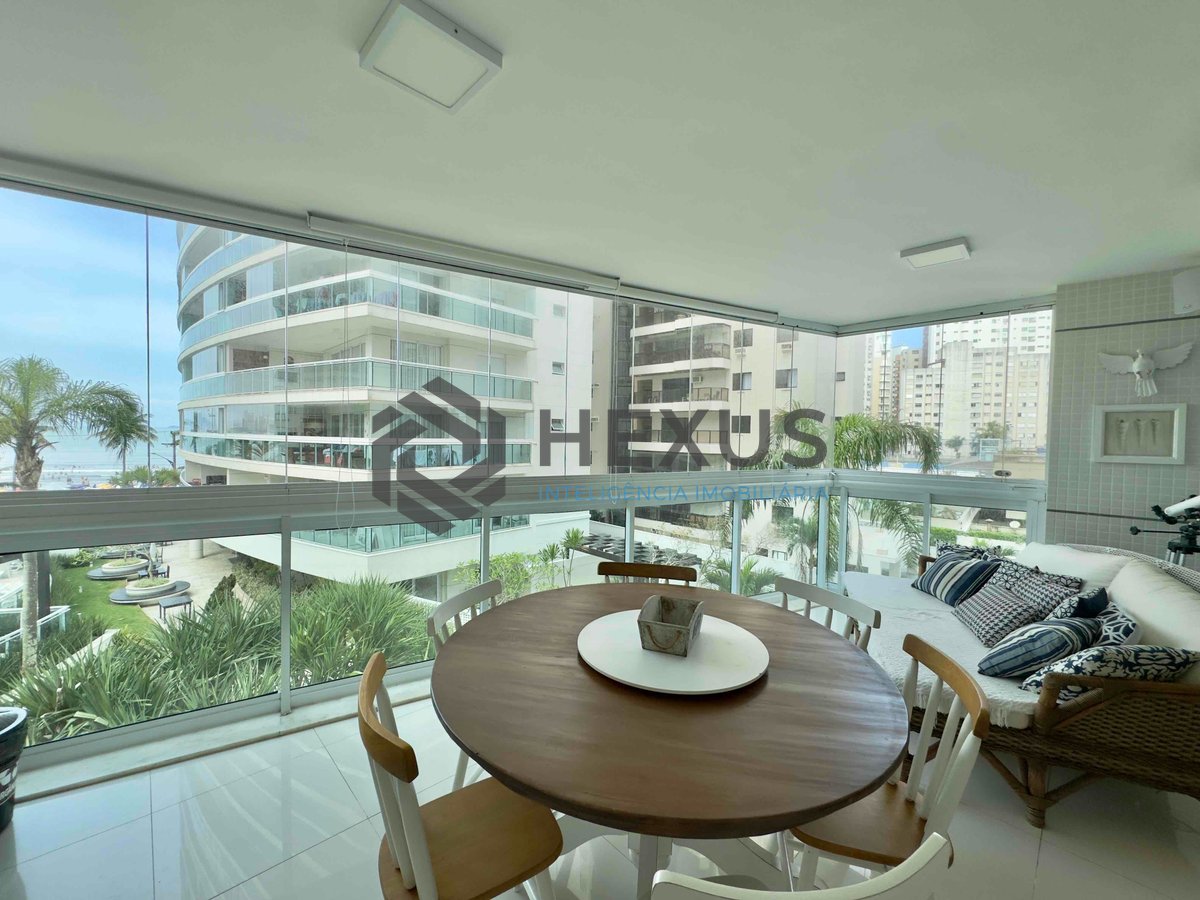 Foto 14 de Apartamento frente mar com varanda gourmet vista mar e lazer na Praia das Asturias, Guaruja