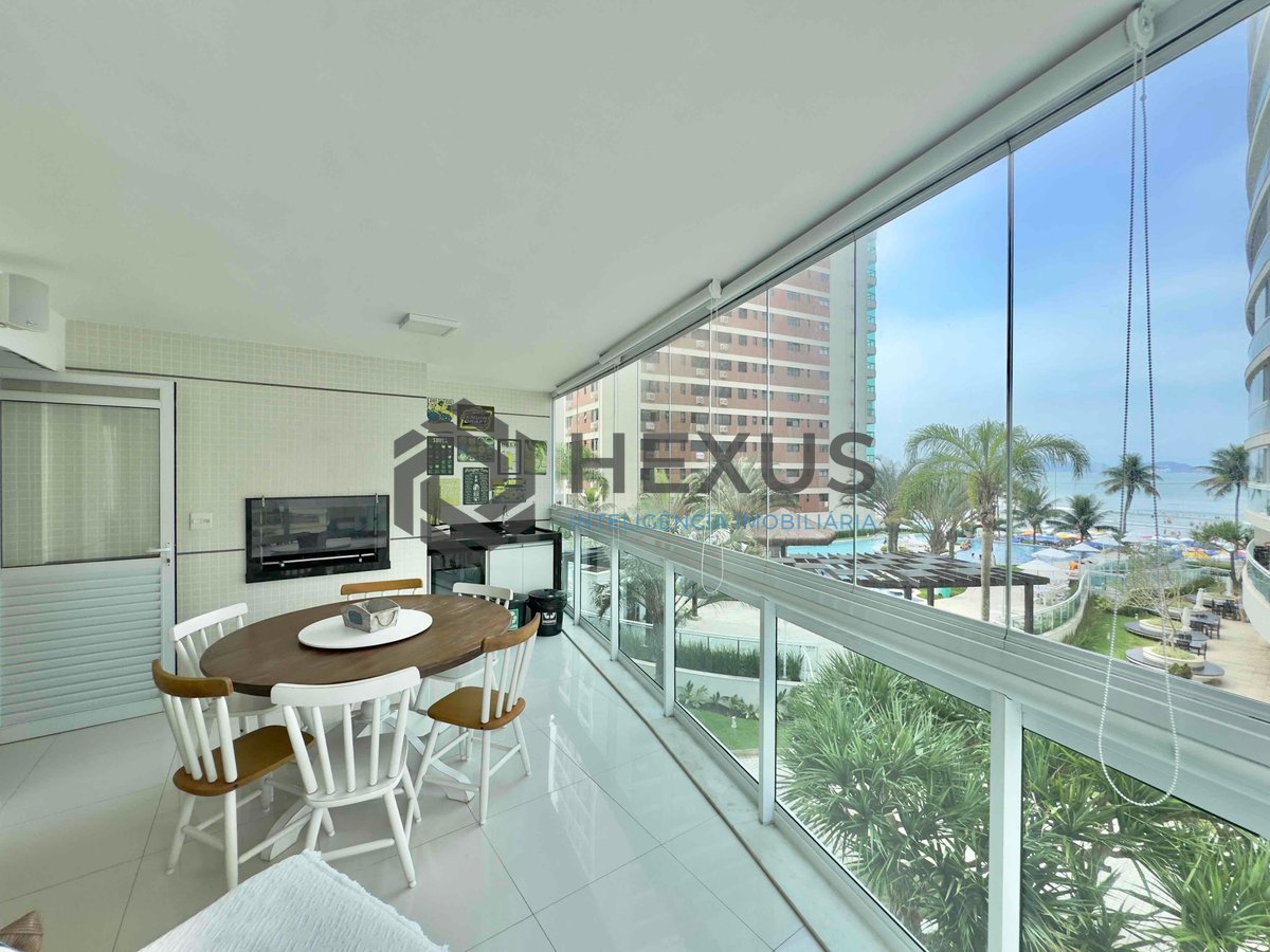 Foto 6 de Apartamento frente mar com varanda gourmet vista mar e lazer na Praia das Asturias, Guaruja