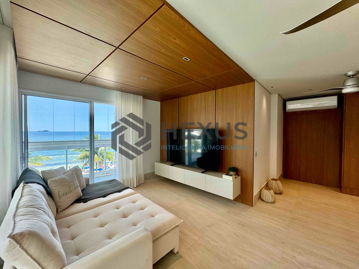 Foto 14 de Apartamento frente mar com varanda gourmet vista mar e lazer na Praia das Asturias, Guaruja