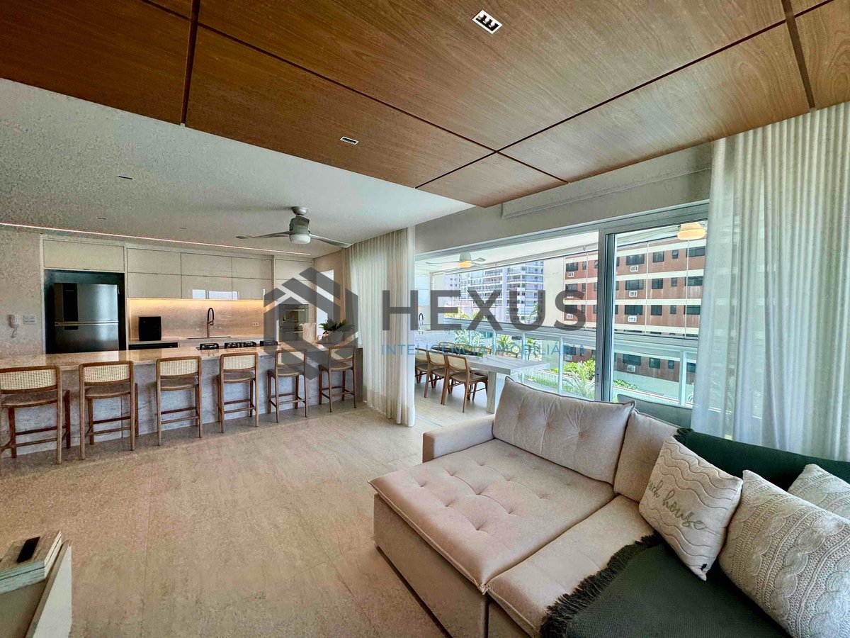 Foto 16 de Apartamento frente mar com varanda gourmet vista mar e lazer na Praia das Asturias, Guaruja