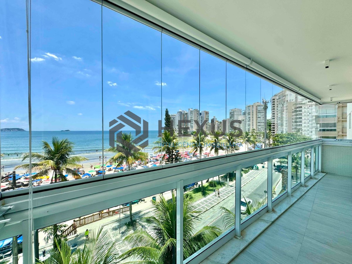 Foto 25 de Apartamento frente mar com varanda gourmet vista mar e lazer na Praia das Asturias, Guaruja