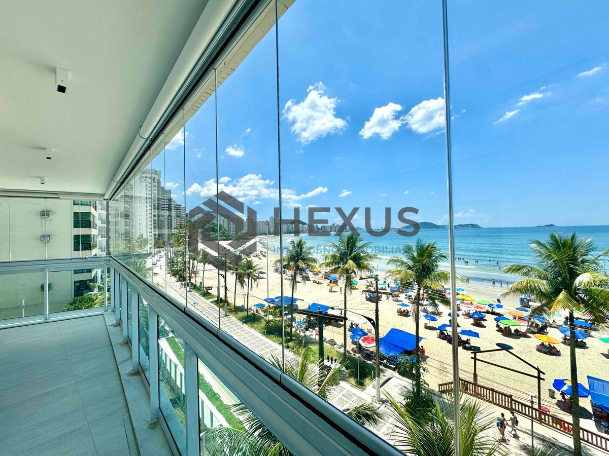 Foto 27 de Apartamento frente mar com varanda gourmet vista mar e lazer na Praia das Asturias, Guaruja