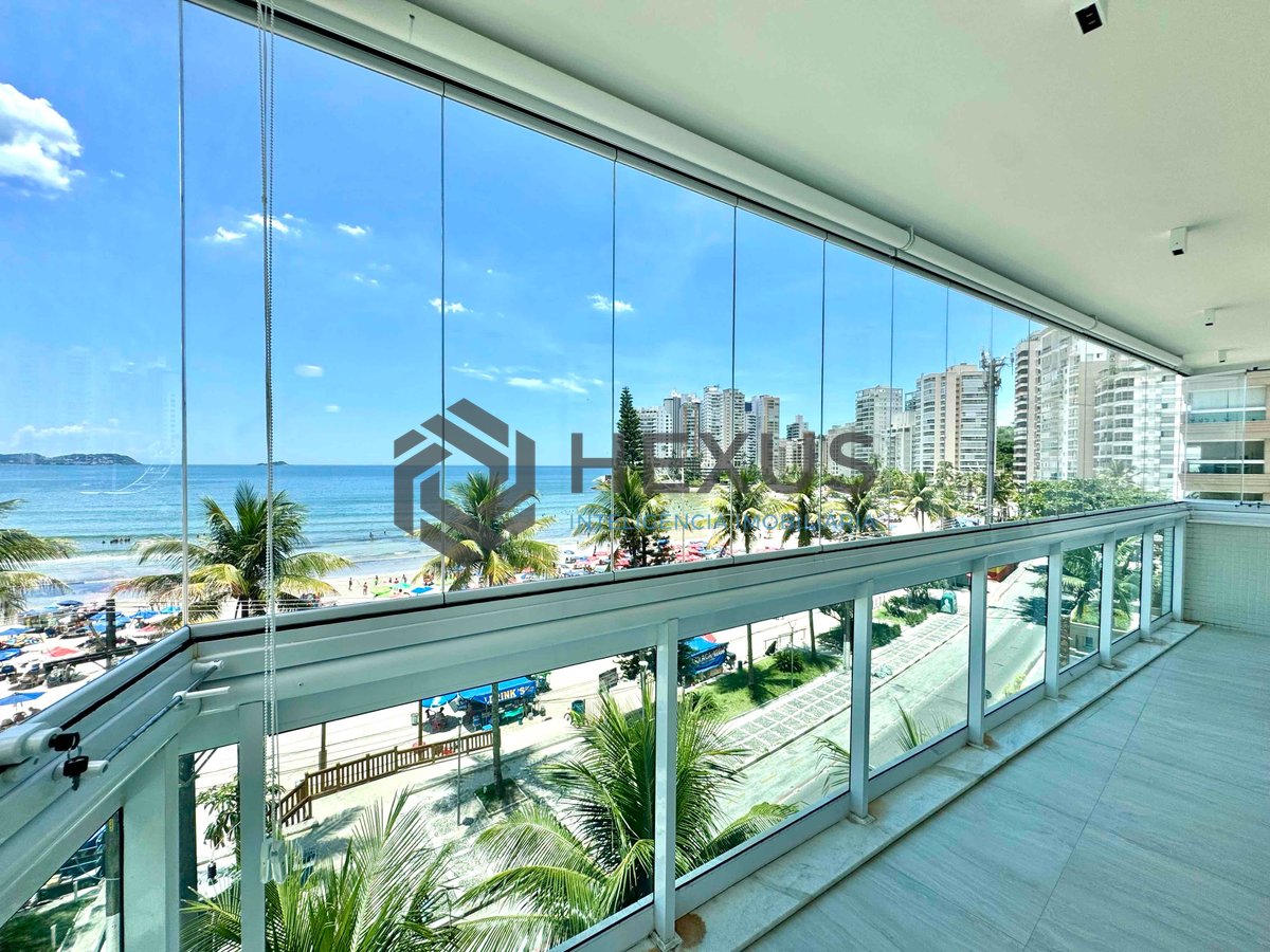 Foto 28 de Apartamento frente mar com varanda gourmet vista mar e lazer na Praia das Asturias, Guaruja