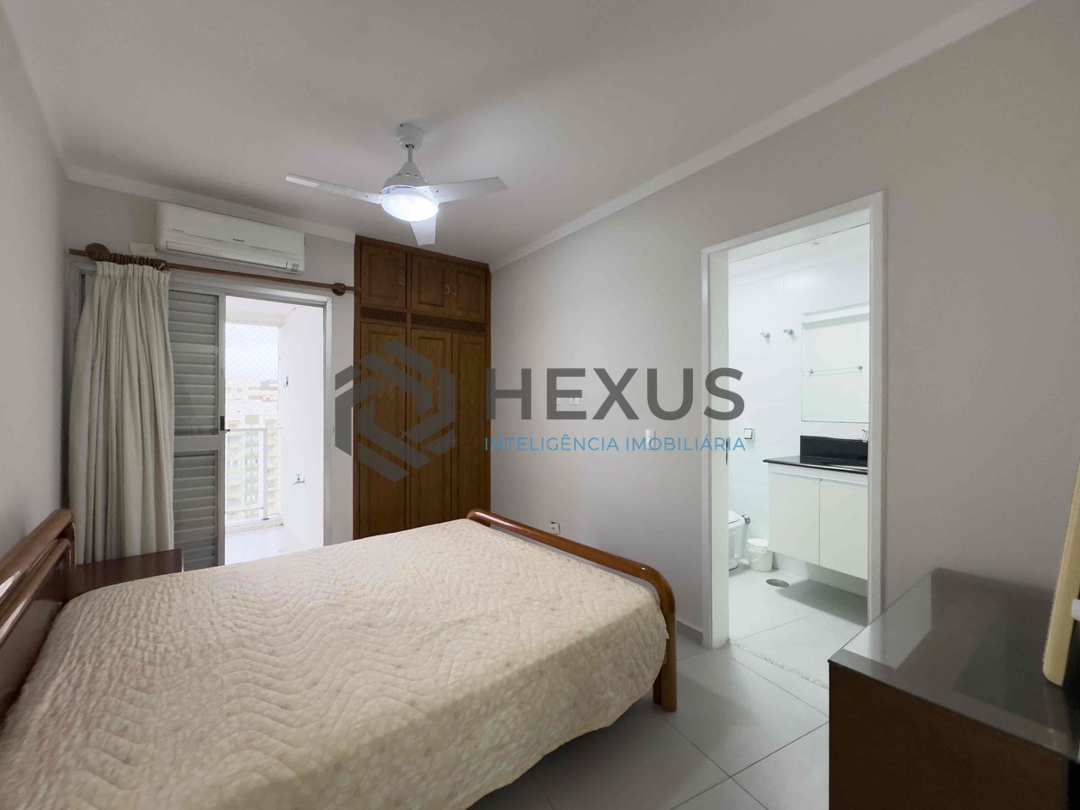 Foto 22 de Apartamento com varanda, vista mar, lazer, quadra mar da Praia das Pitangueiras, Guaruja - Hexus