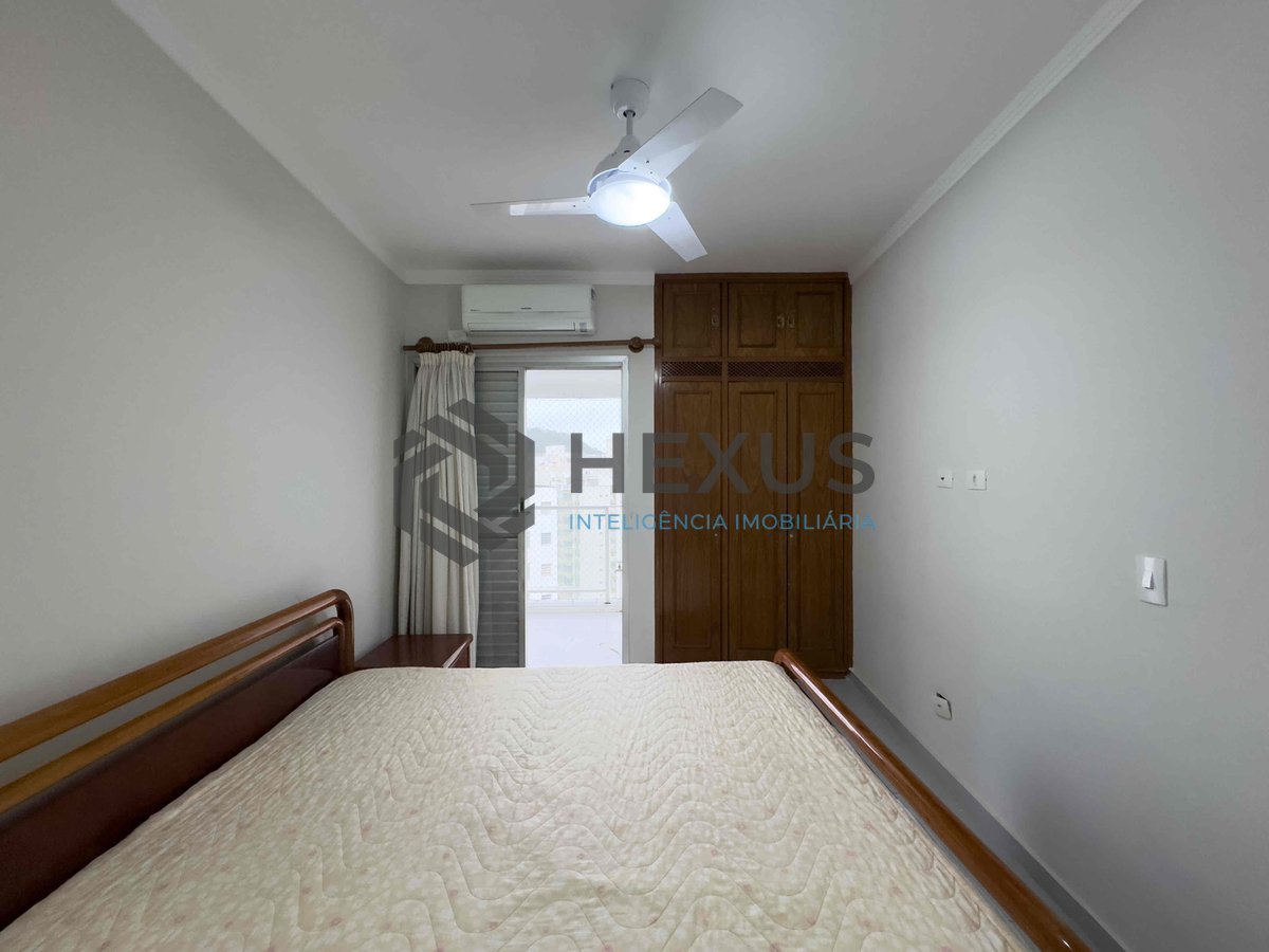 Foto 23 de Apartamento com varanda, vista mar, lazer, quadra mar da Praia das Pitangueiras, Guaruja - Hexus