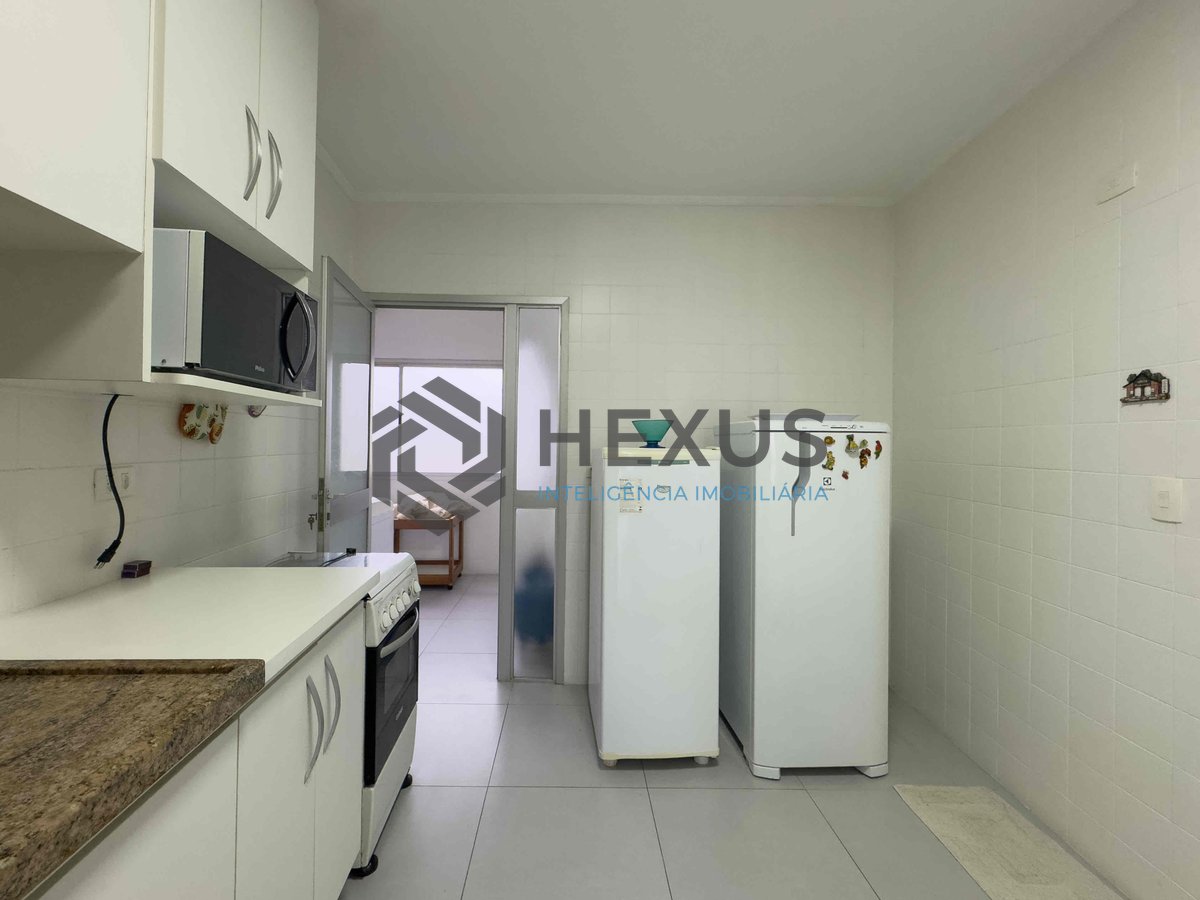 Foto 32 de Apartamento com varanda, vista mar, lazer, quadra mar da Praia das Pitangueiras, Guaruja - Hexus